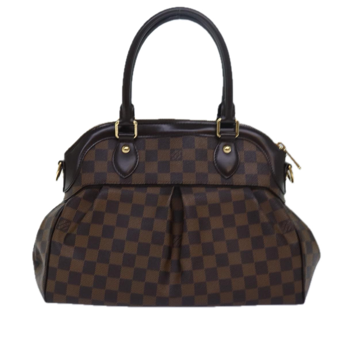 Louis Vuitton Trevi Brown Canvas Handbag (Pre-Owned)