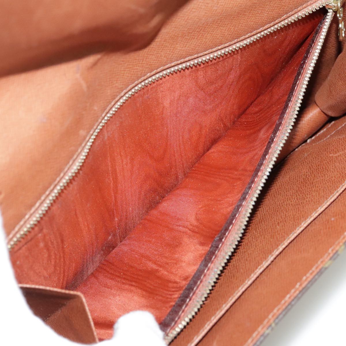 Louis Vuitton Pochette Dame Brown Canvas Clutch Bag (Pre-Owned)
