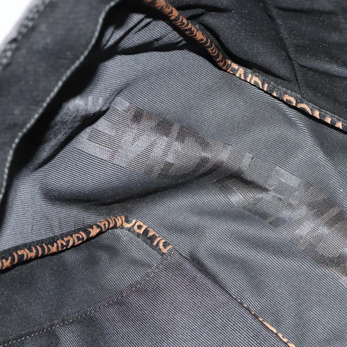 Fendi Roma Black Canvas Tote Bag (Pre-Owned)