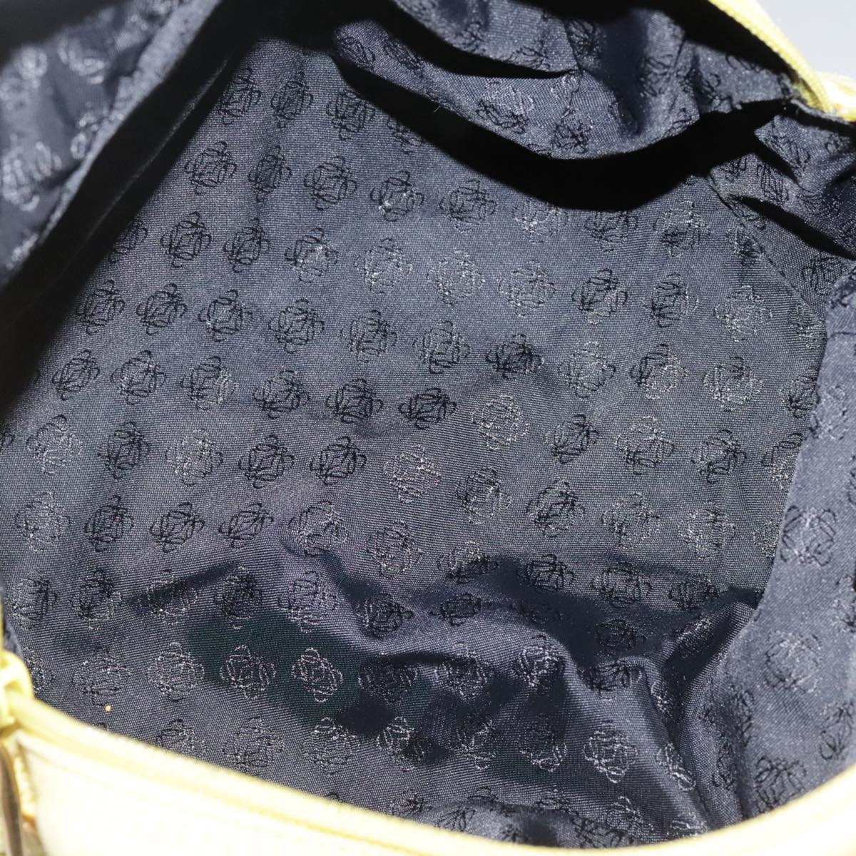 Loewe Anagram Yellow Leather Handbag (Pre-Owned)