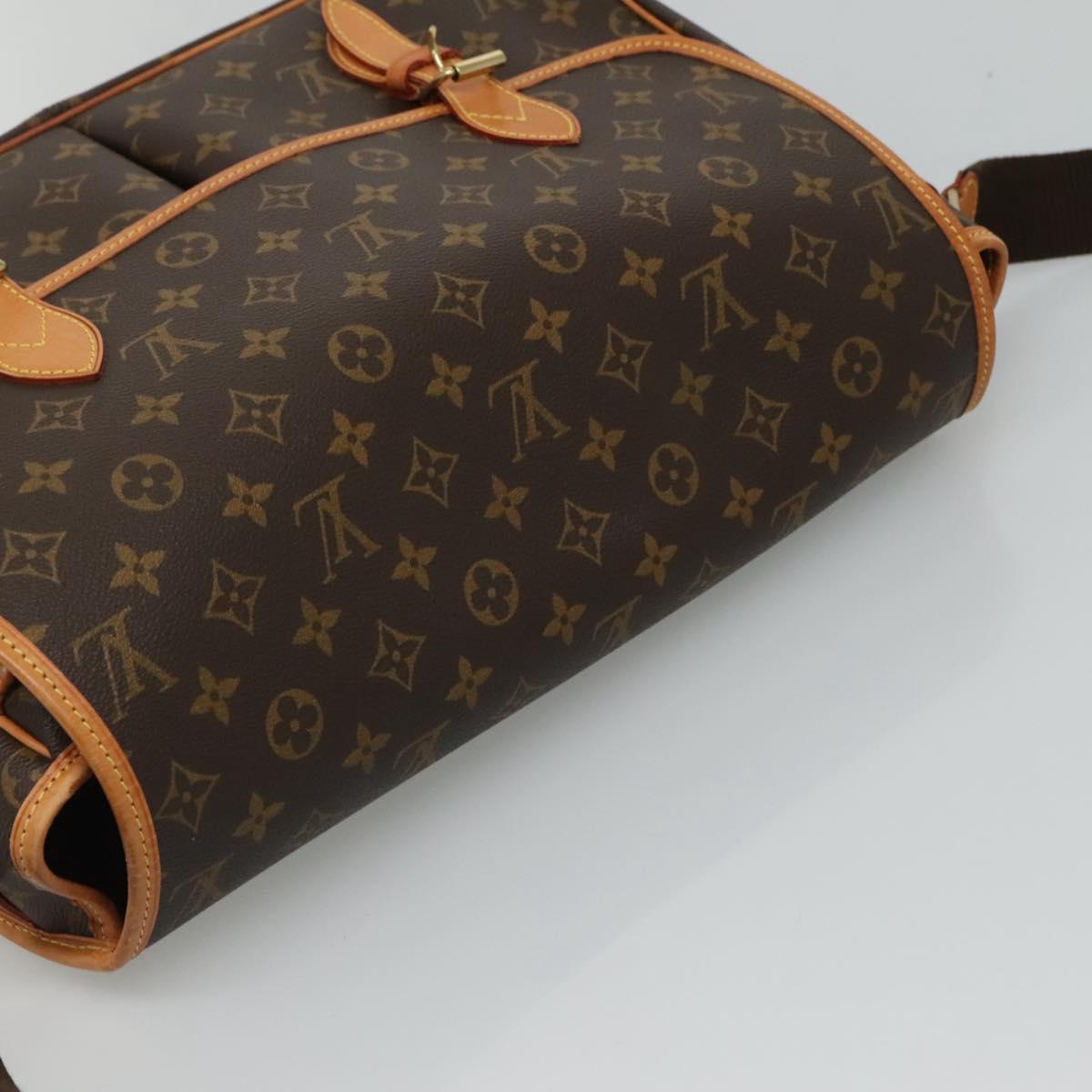 Louis Vuitton Gibeciere Brown Canvas Shoulder Bag (Pre-Owned)