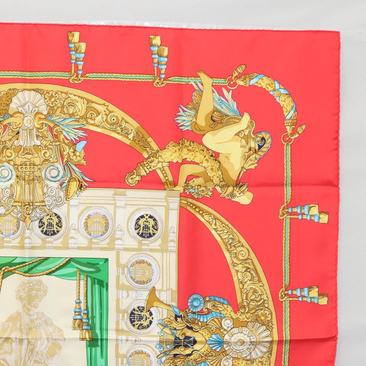Hermès Red Silk Scarf (Pre-Owned)