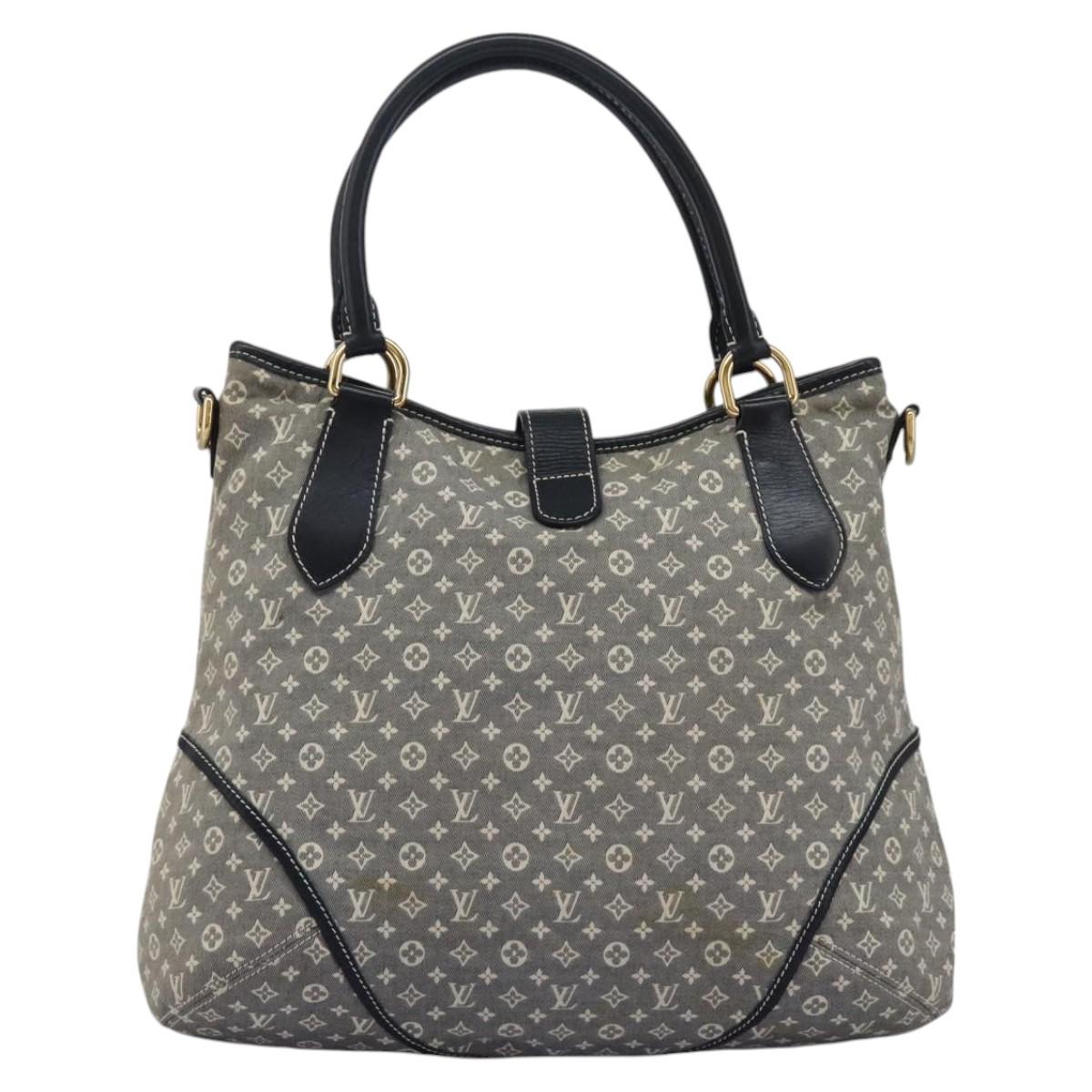 Louis Vuitton Elegie Grey Canvas Shoulder Bag (Pre-Owned)