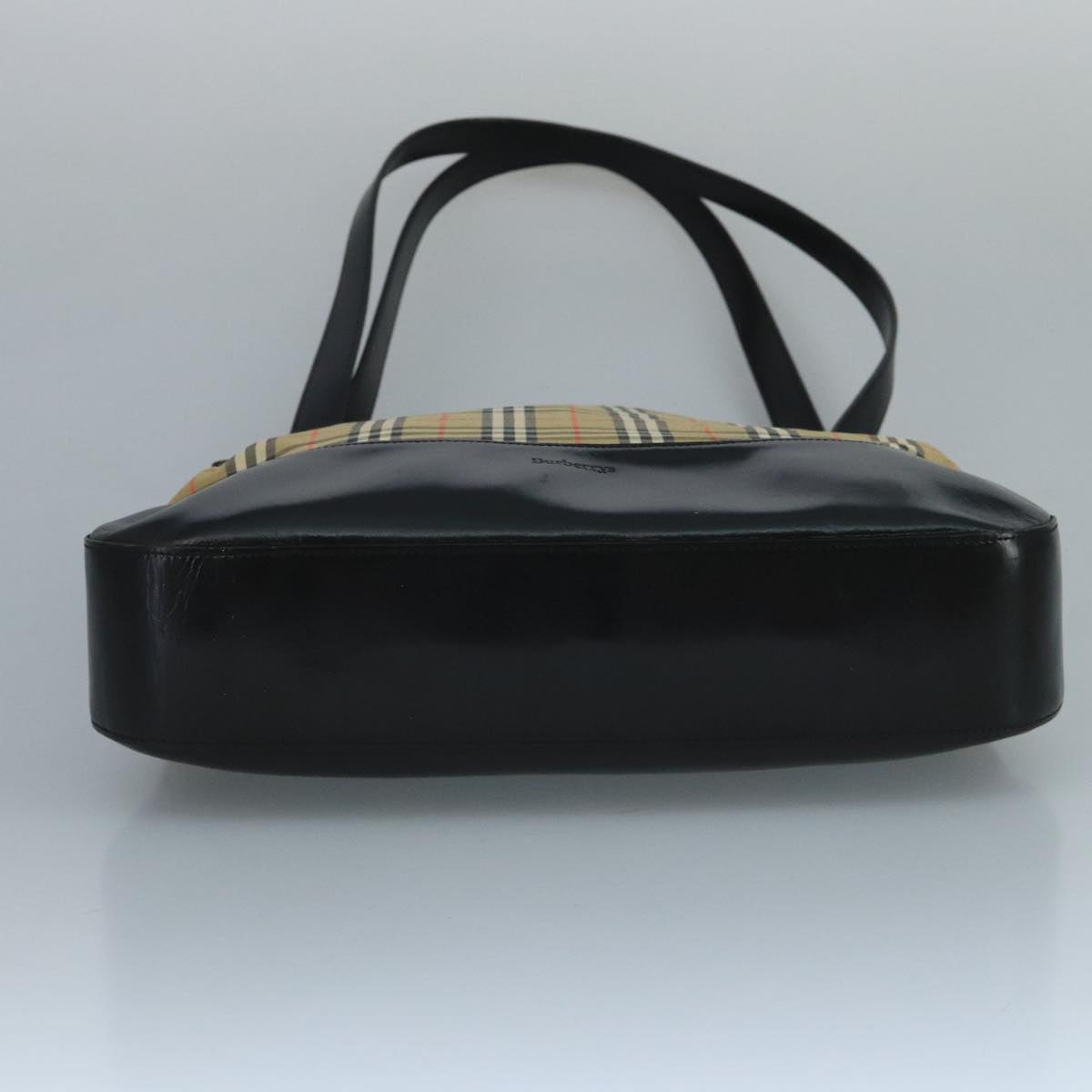 Burberry Nova Check Beige Canvas Tote Bag (Pre-Owned)