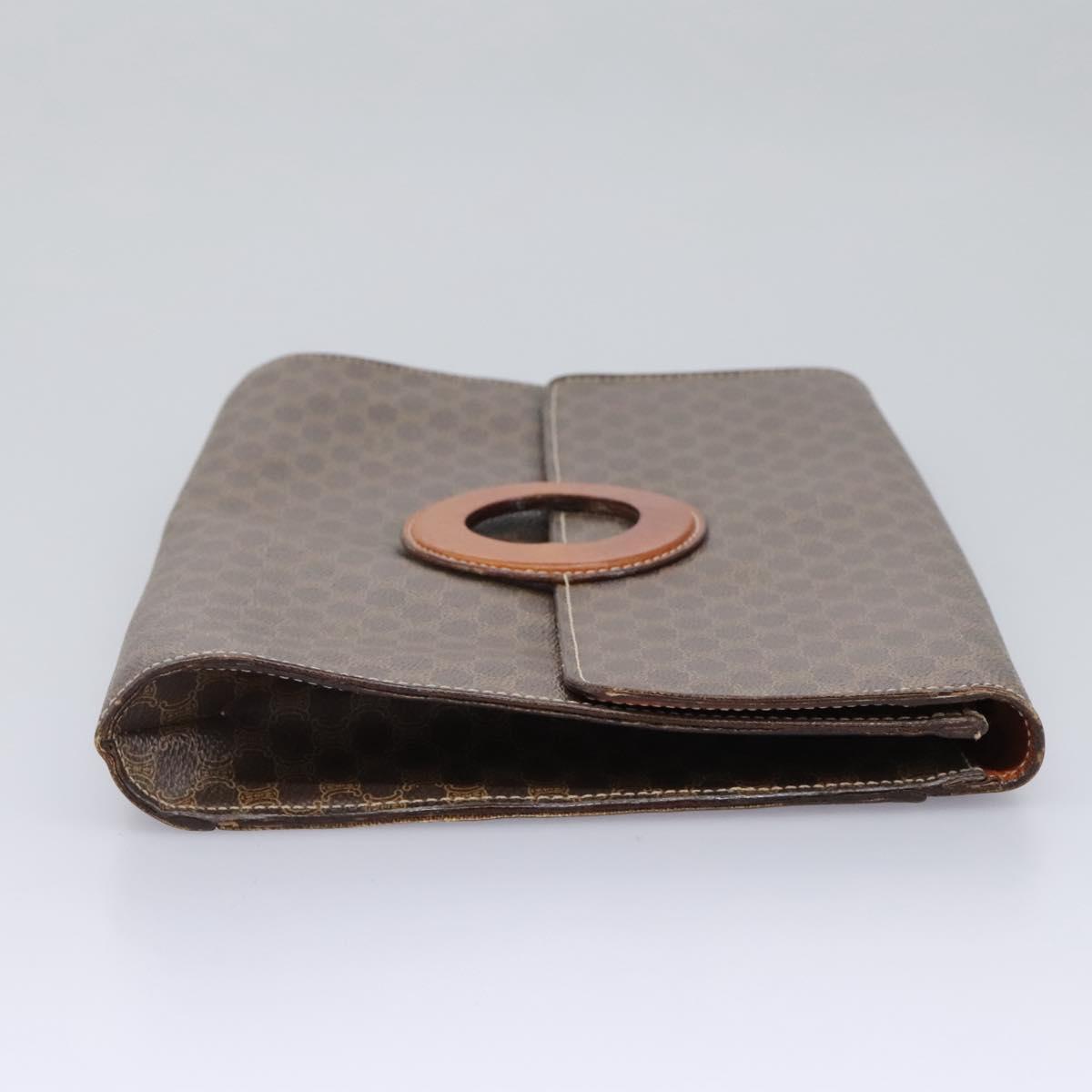 Céline Macadam Brown Canvas Shoulder Bag (Pre-Owned)