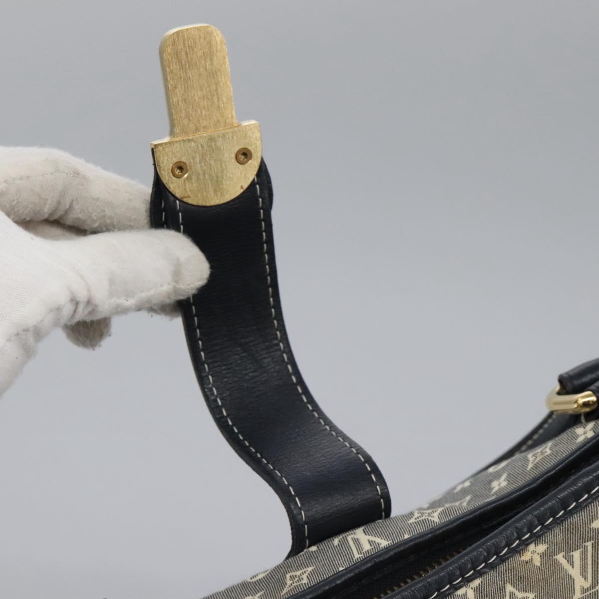 Louis Vuitton Elegie Grey Canvas Shoulder Bag (Pre-Owned)