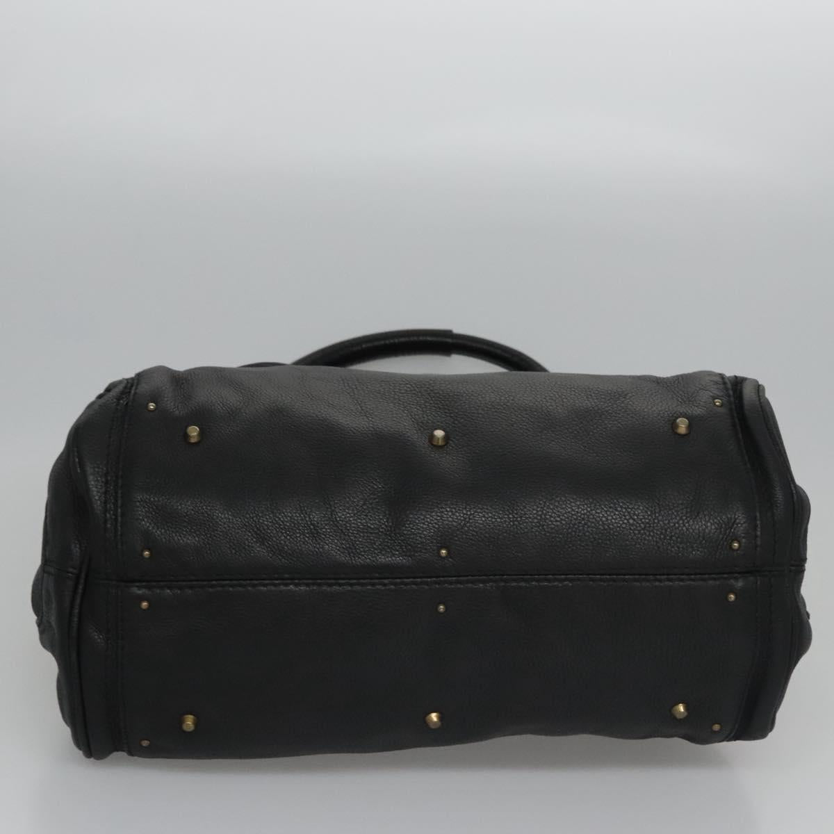 Chloé Paddington Black Leather Handbag (Pre-Owned)