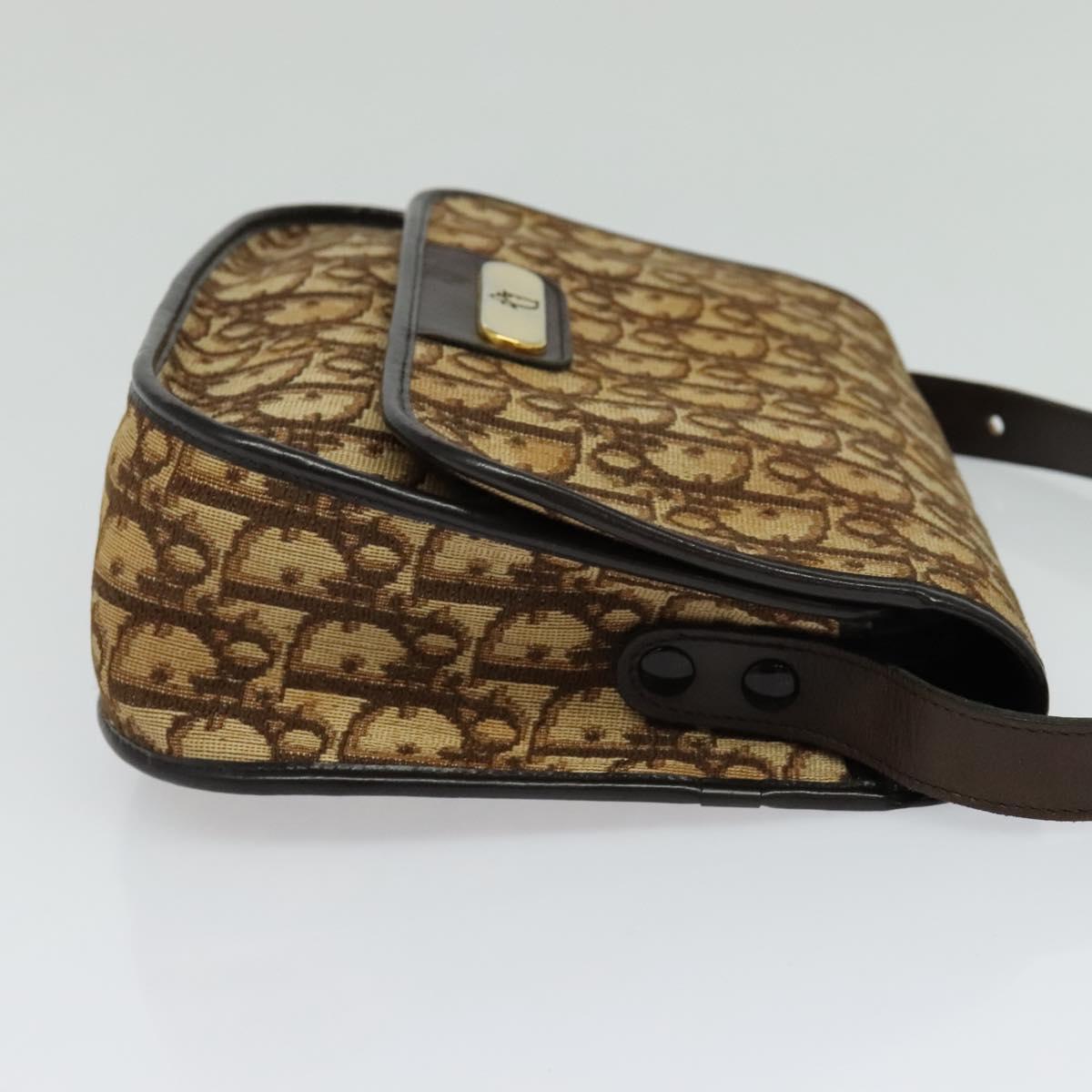 Dior Brown Canvas Shoulder Bag (Pre-Owned)
