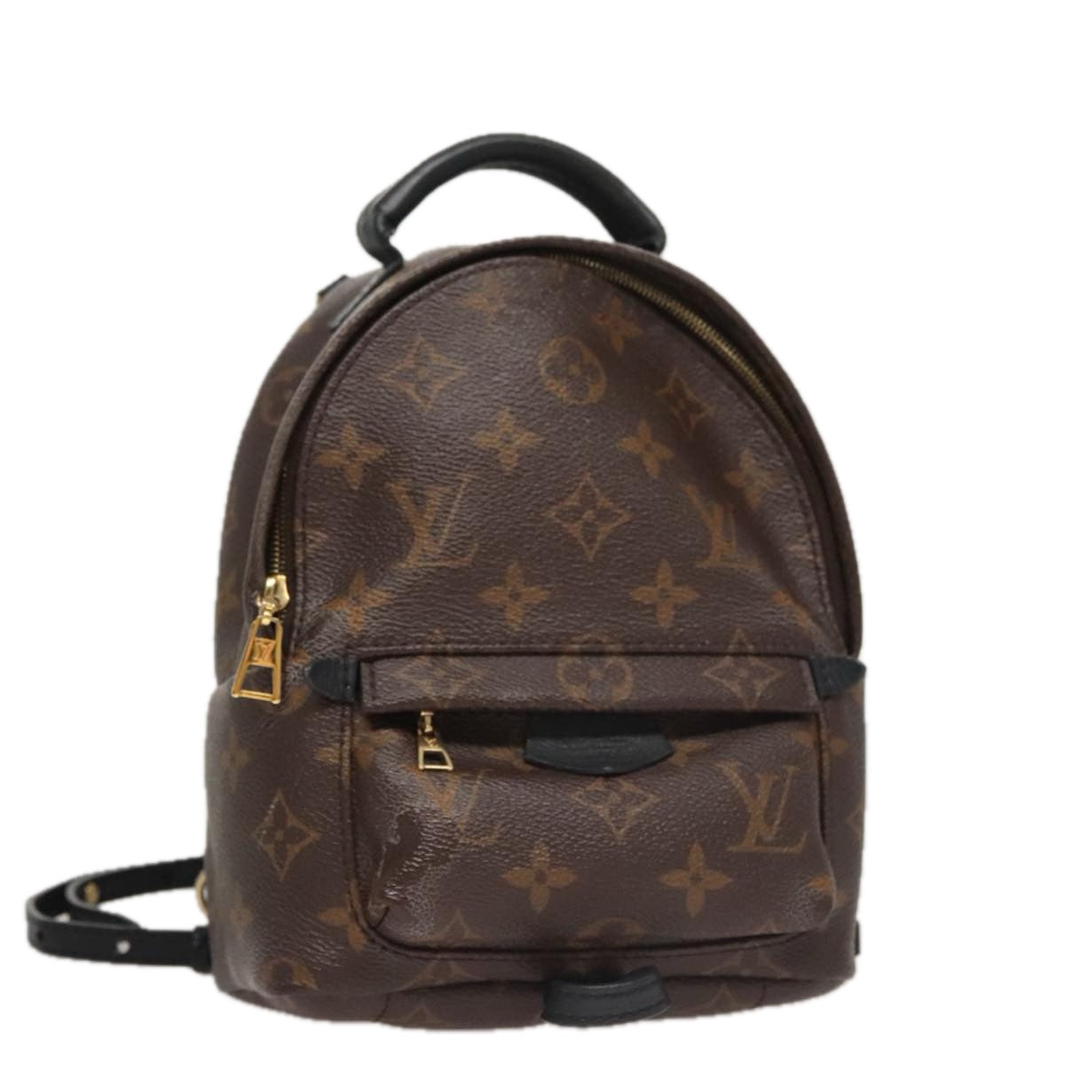 Louis Vuitton Palm Springs Mini Brown Canvas Backpack Bag (Pre-Owned)