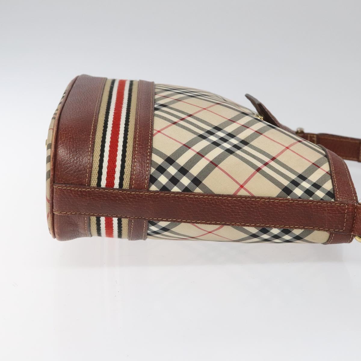 Burberry Nova Check Beige Ceramic Shoulder Bag (Pre-Owned)