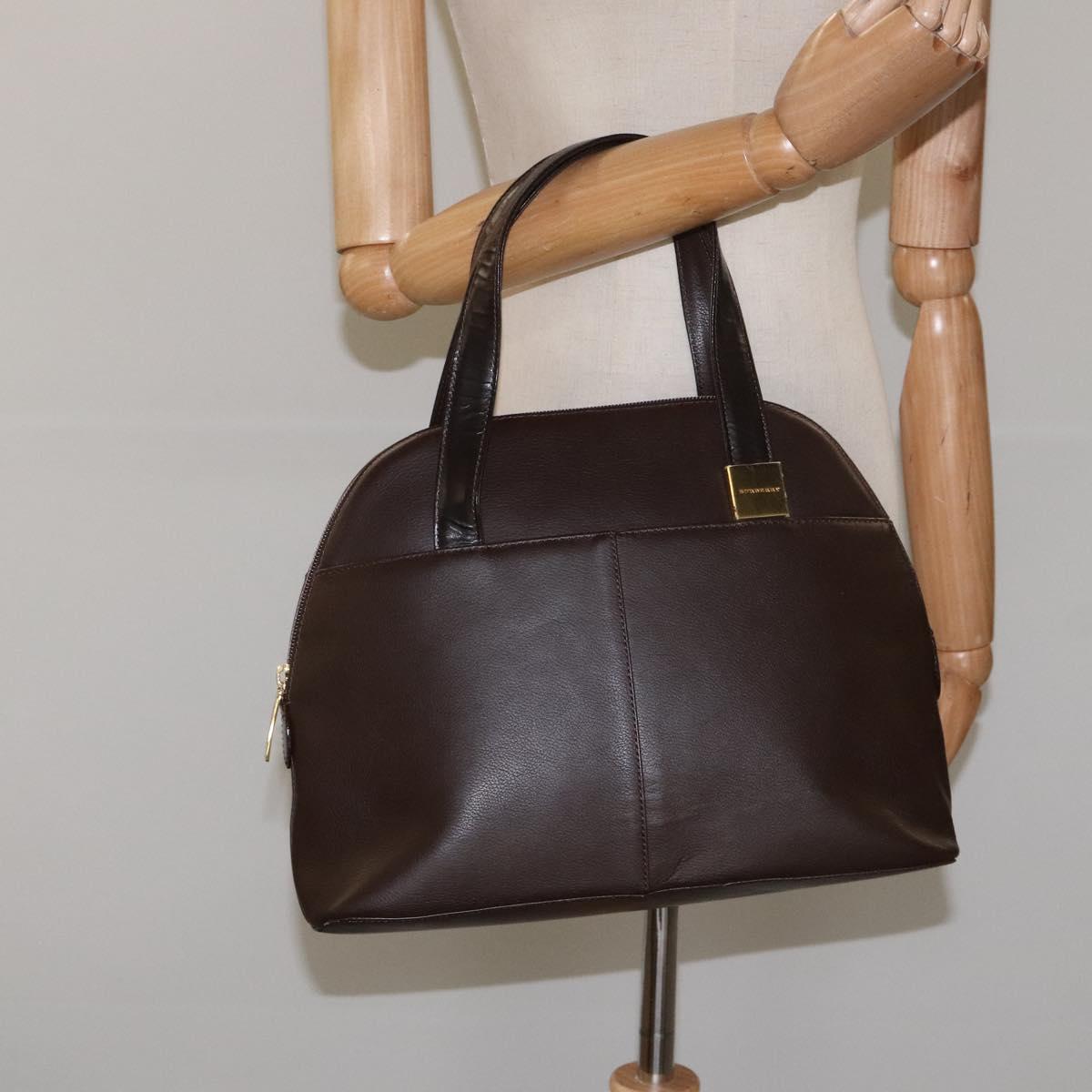 Burberry Brown Leather Handbag (Pre-Owned)