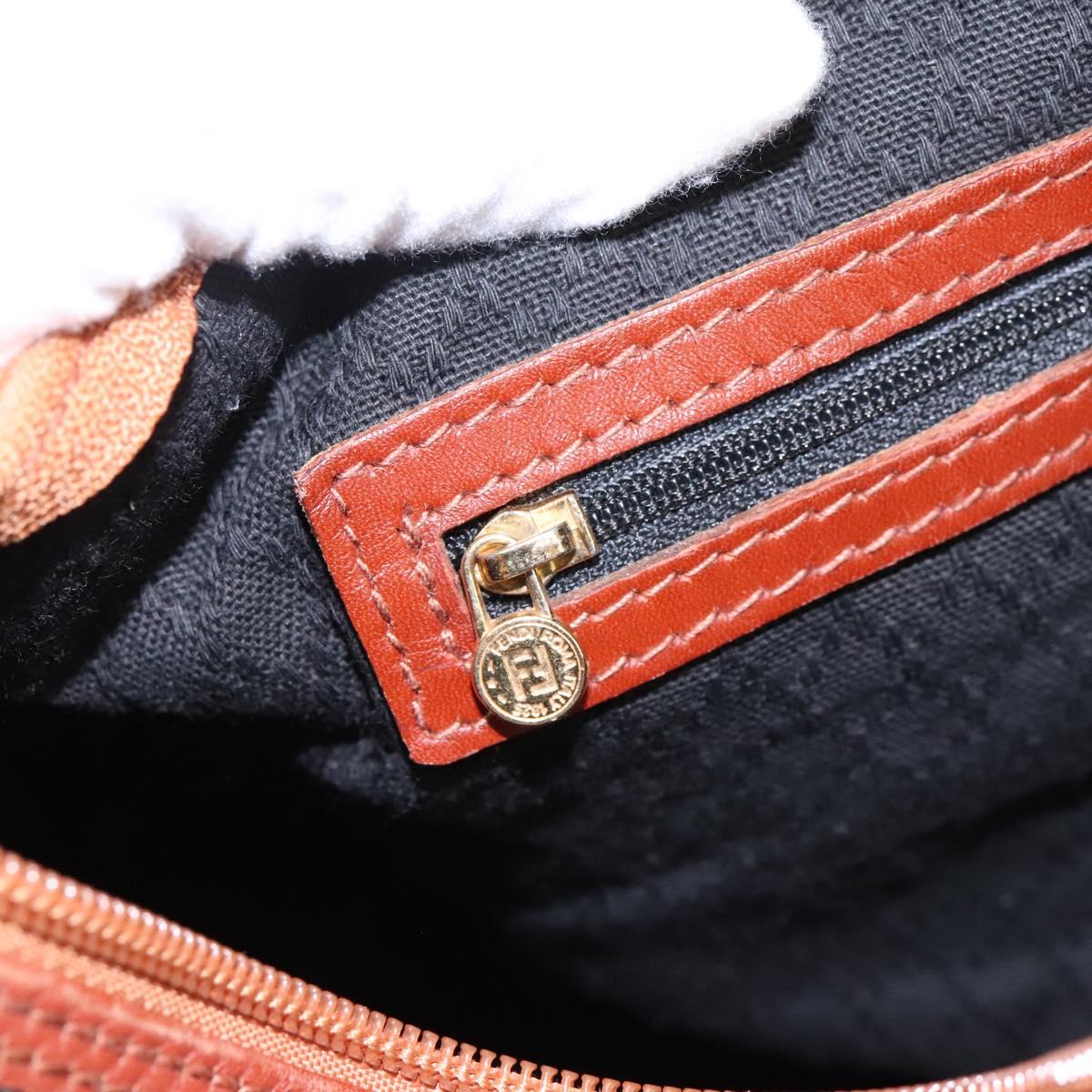Fendi Pecan Multicolour Canvas Handbag (Pre-Owned)