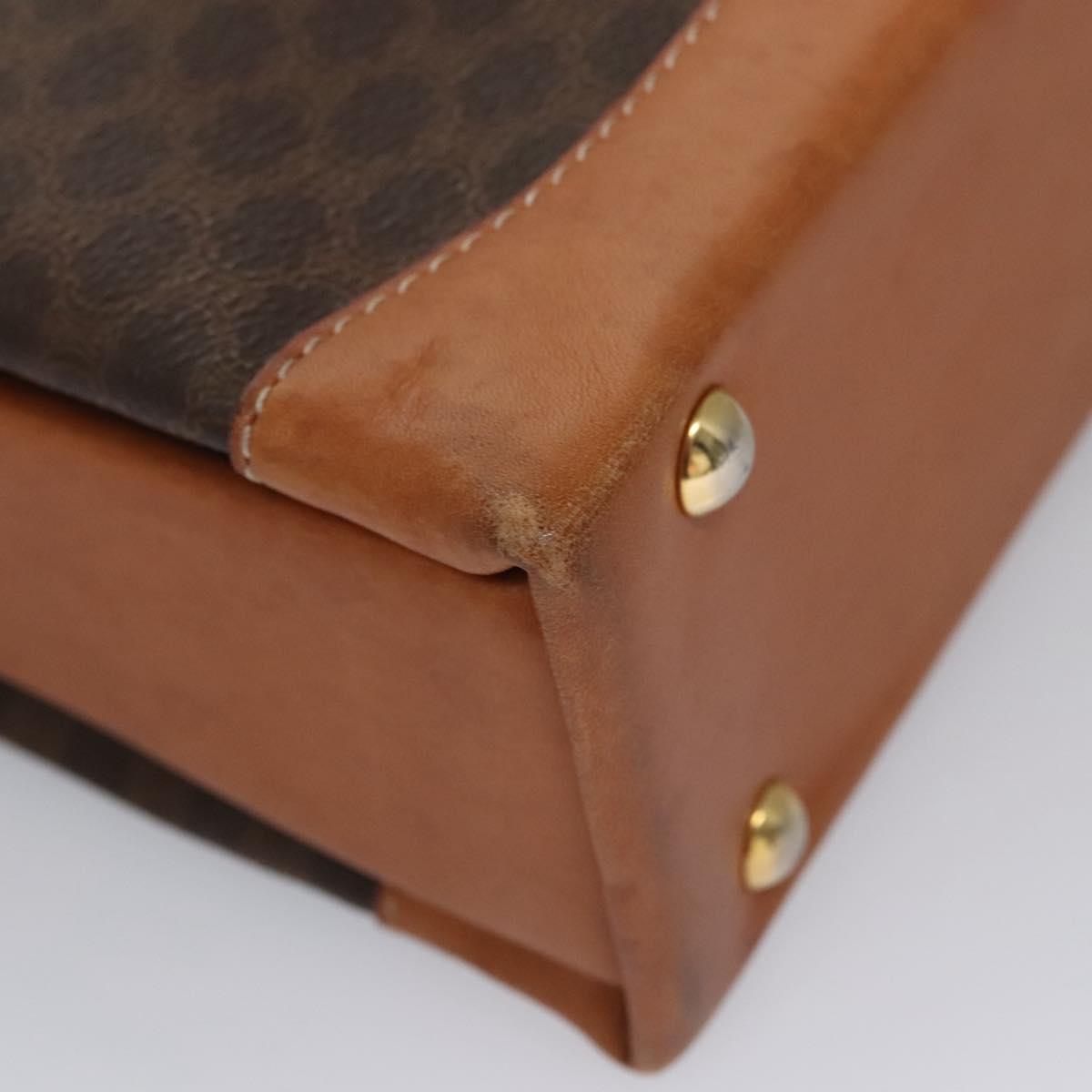Céline Macadam Brown Canvas Briefcase Bag (Pre-Owned)