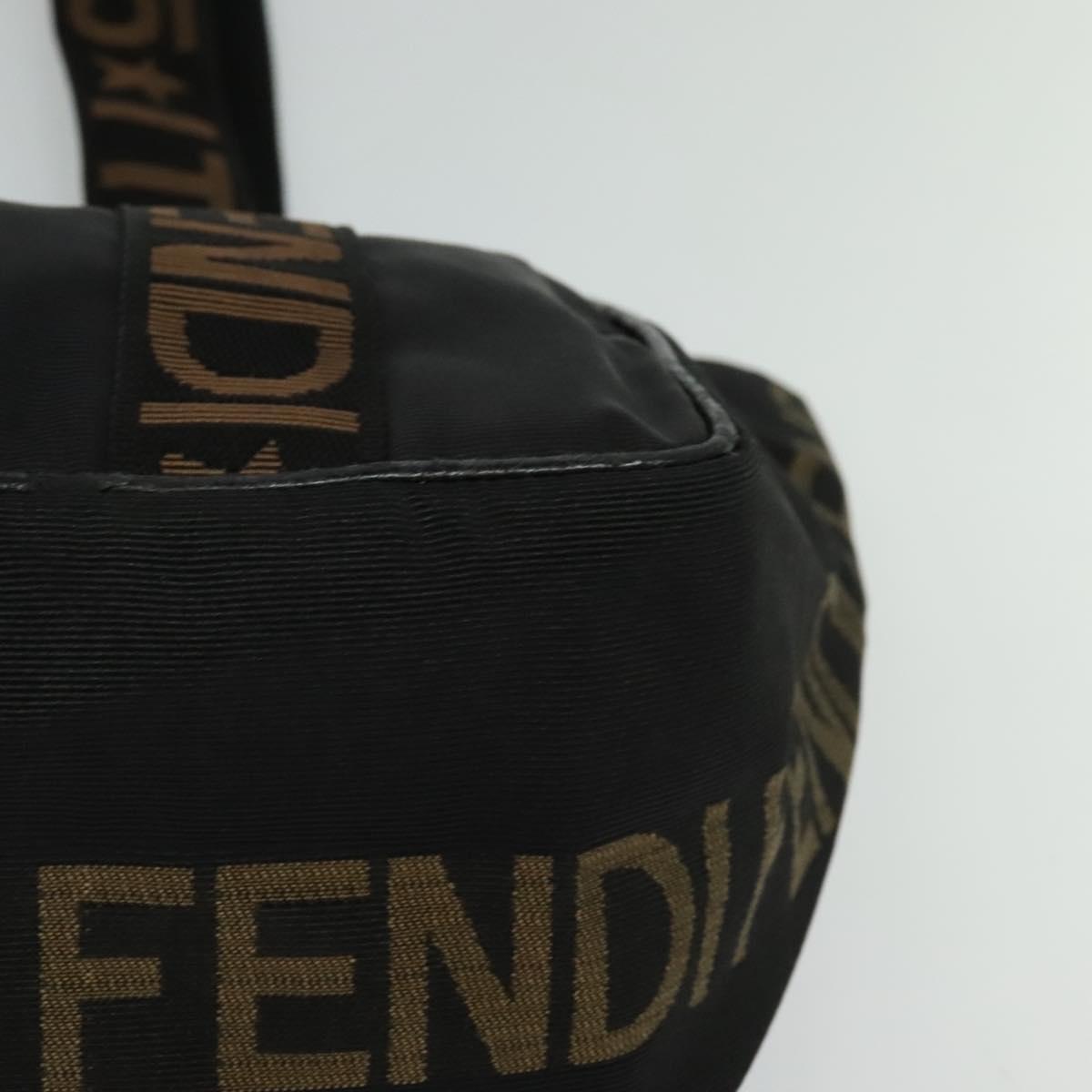 Fendi Roma Black Canvas Tote Bag (Pre-Owned)