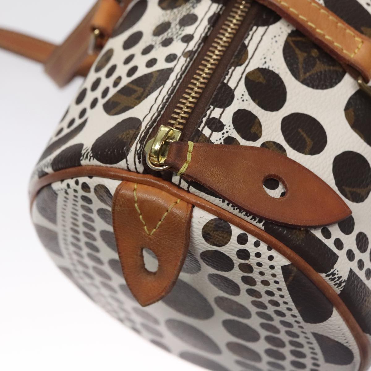 Louis Vuitton Papillon 30 White Canvas Handbag (Pre-Owned)