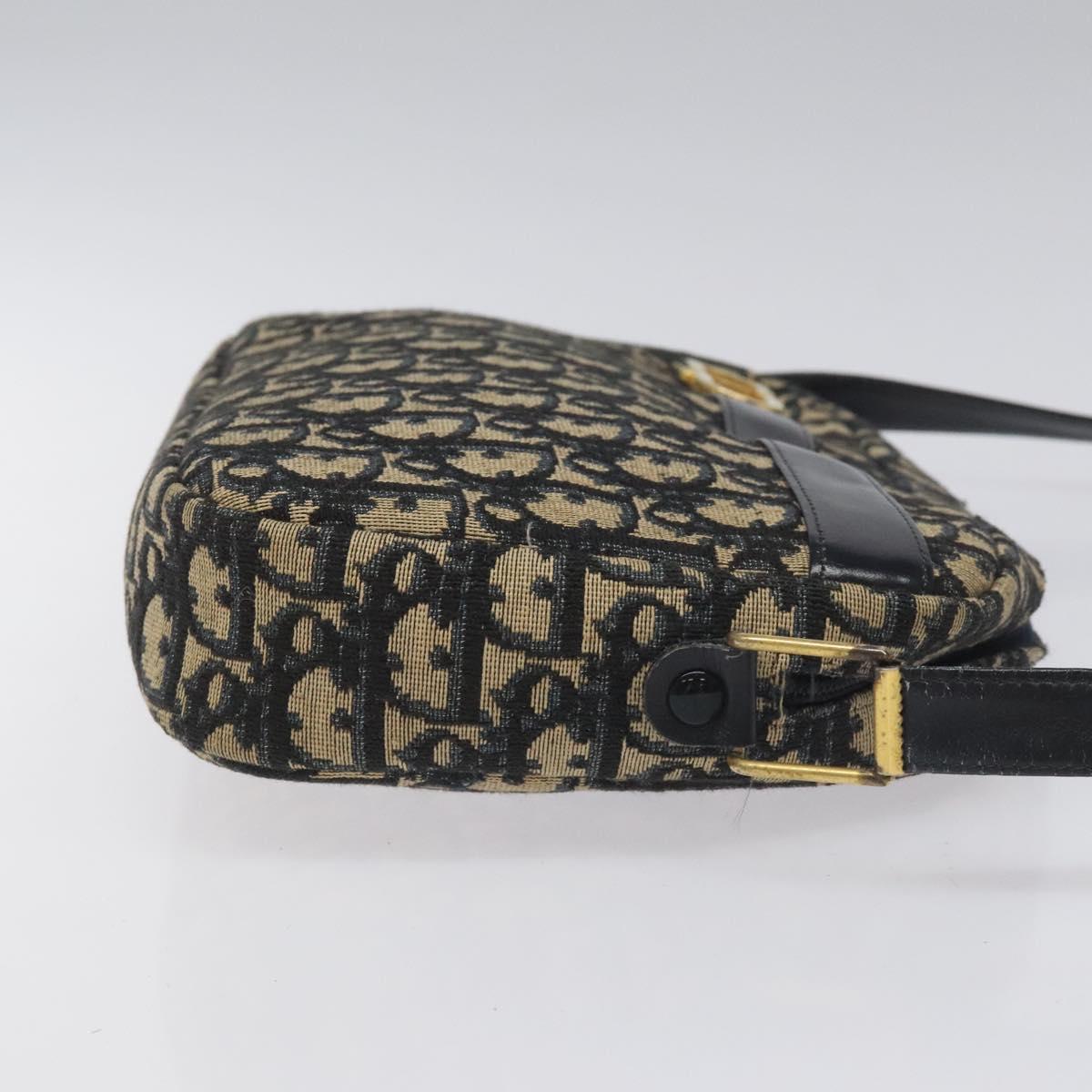 Dior 30 Montaigne Navy Canvas Shoulder Bag (Pre-Owned)
