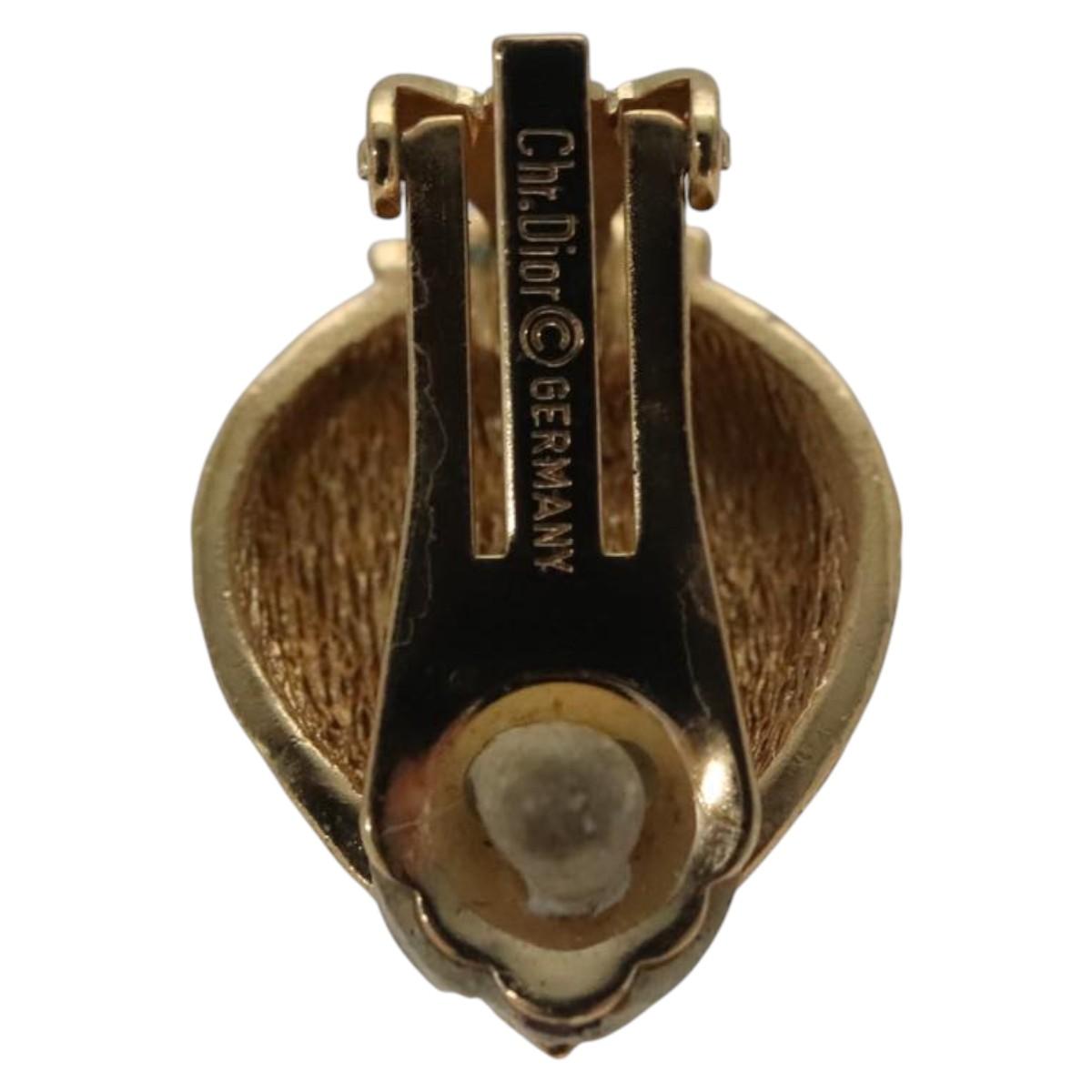 Dior -- Gold Gold Plated Earring Jewelry (Pre-Owned)