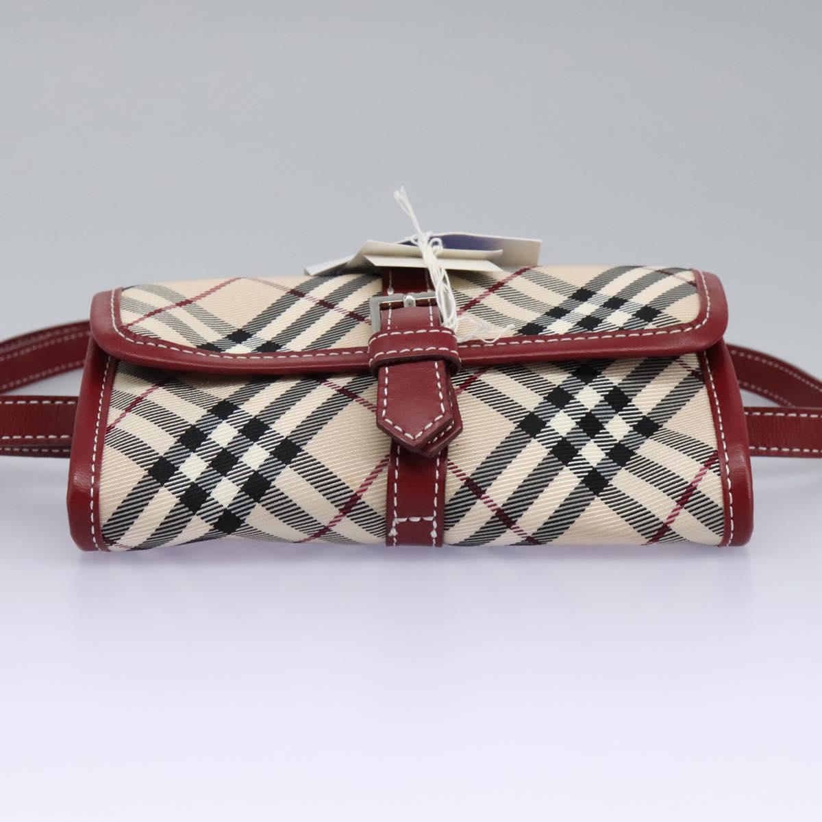 Burberry Blue Label Beige Canvas Shoulder Bag (Pre-Owned)