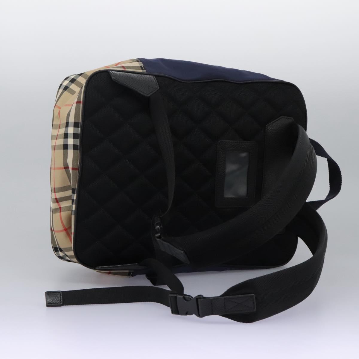 Burberry Nova Check Multicolour Synthetic Backpack Bag (Pre-Owned)