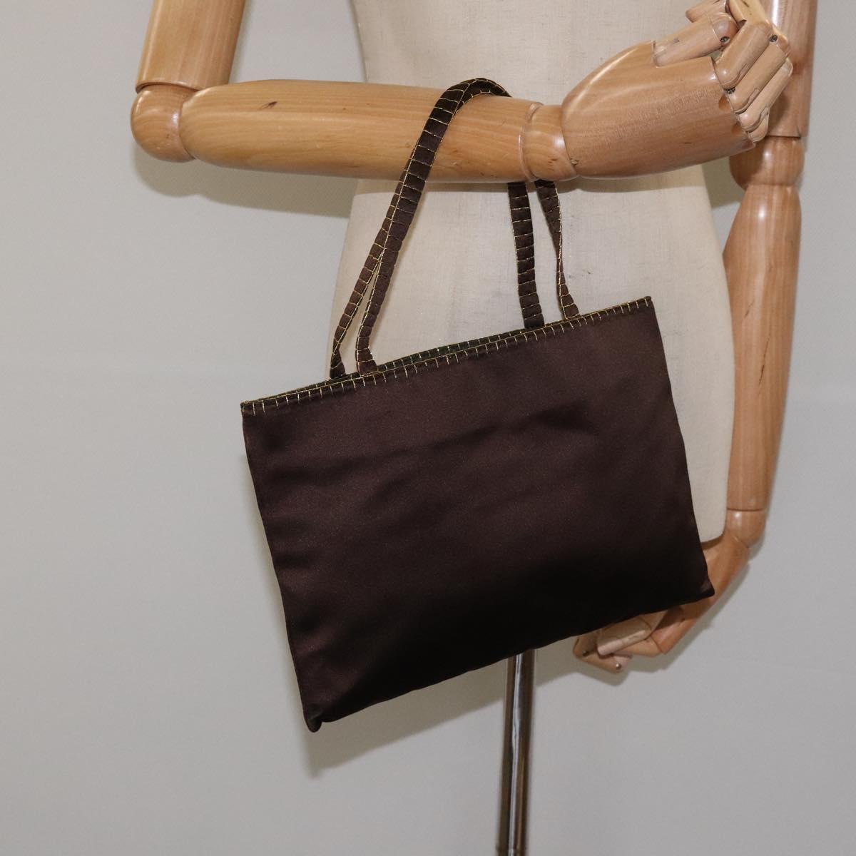 Prada Brown Synthetic Handbag (Pre-Owned)