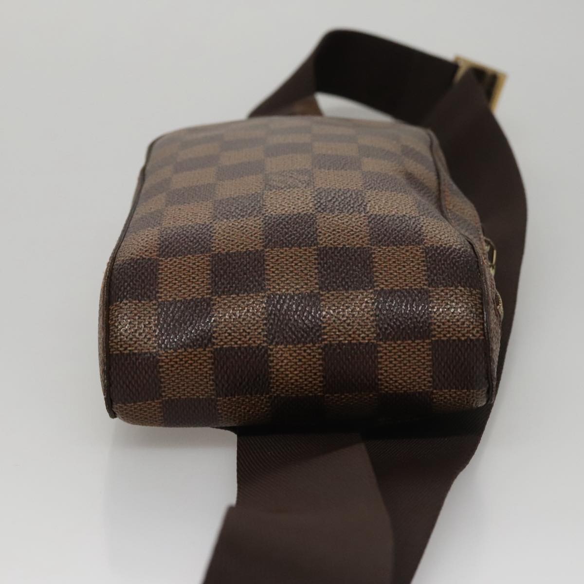 Louis Vuitton Geronimos Brown Canvas Shoulder Bag (Pre-Owned)
