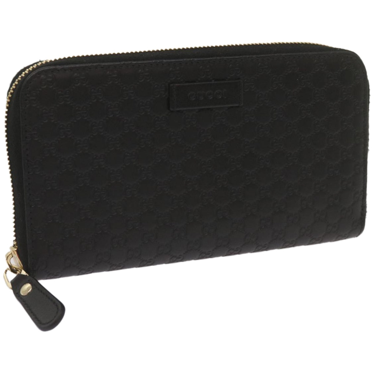 Gucci Guccissima Black Leather Wallet (Pre-Owned)