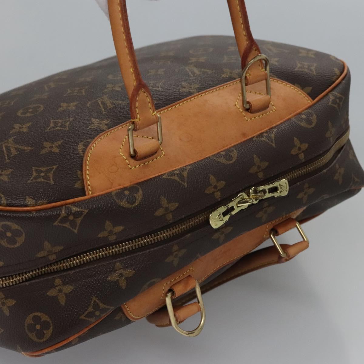 Louis Vuitton Deauville Brown Canvas Handbag (Pre-Owned)