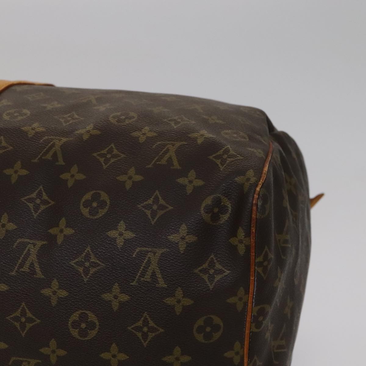 Louis Vuitton Keepall 60 Brown Canvas Travel Bag (Pre-Owned)