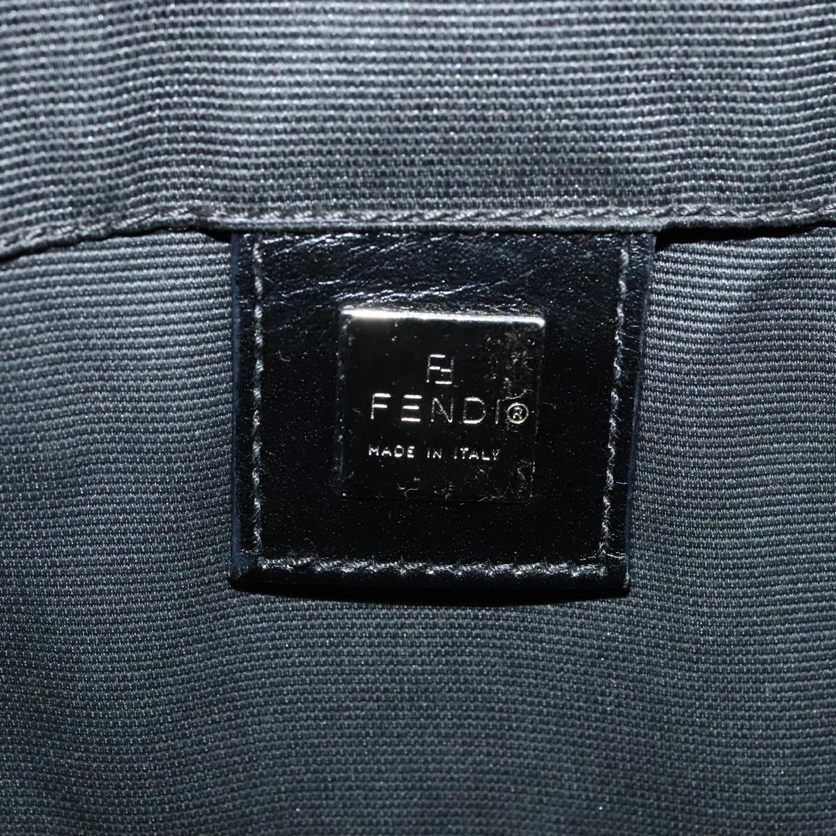 Fendi Roma Black Canvas Tote Bag (Pre-Owned)