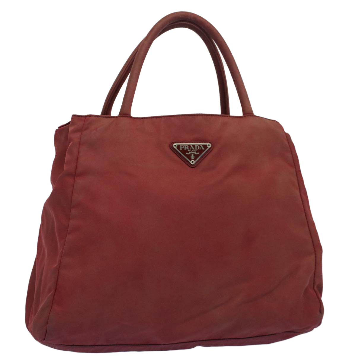 Prada Tessuto Red Synthetic Handbag (Pre-Owned)