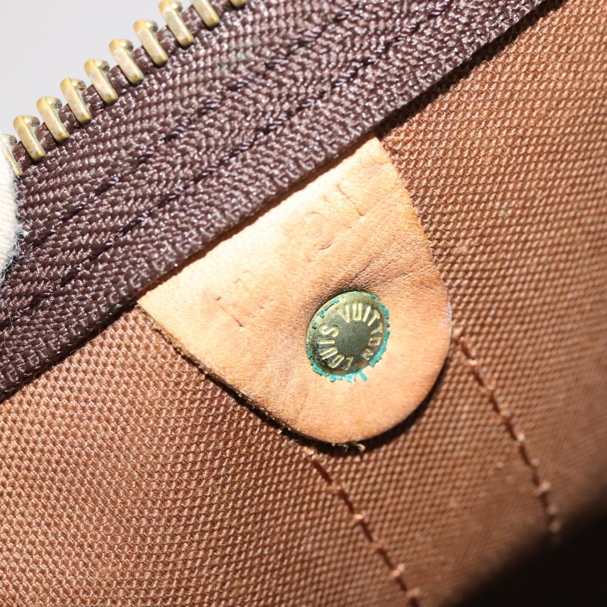 Louis Vuitton Keepall 55 Brown Canvas Travel Bag (Pre-Owned)