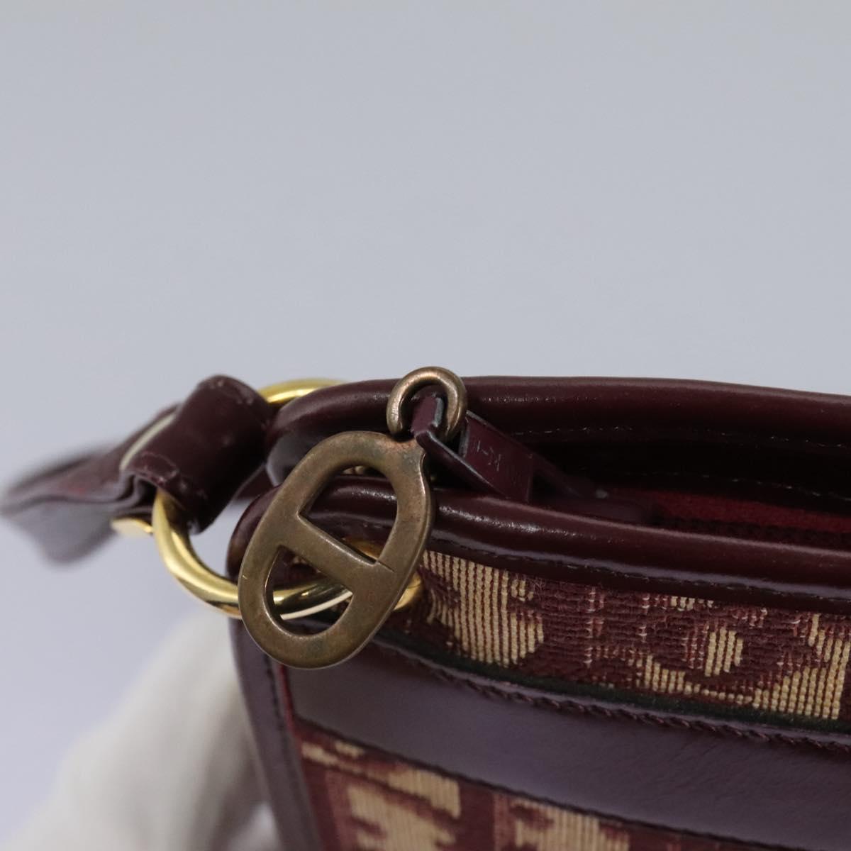 Dior Trotter Red Canvas Shoulder Bag (Pre-Owned)
