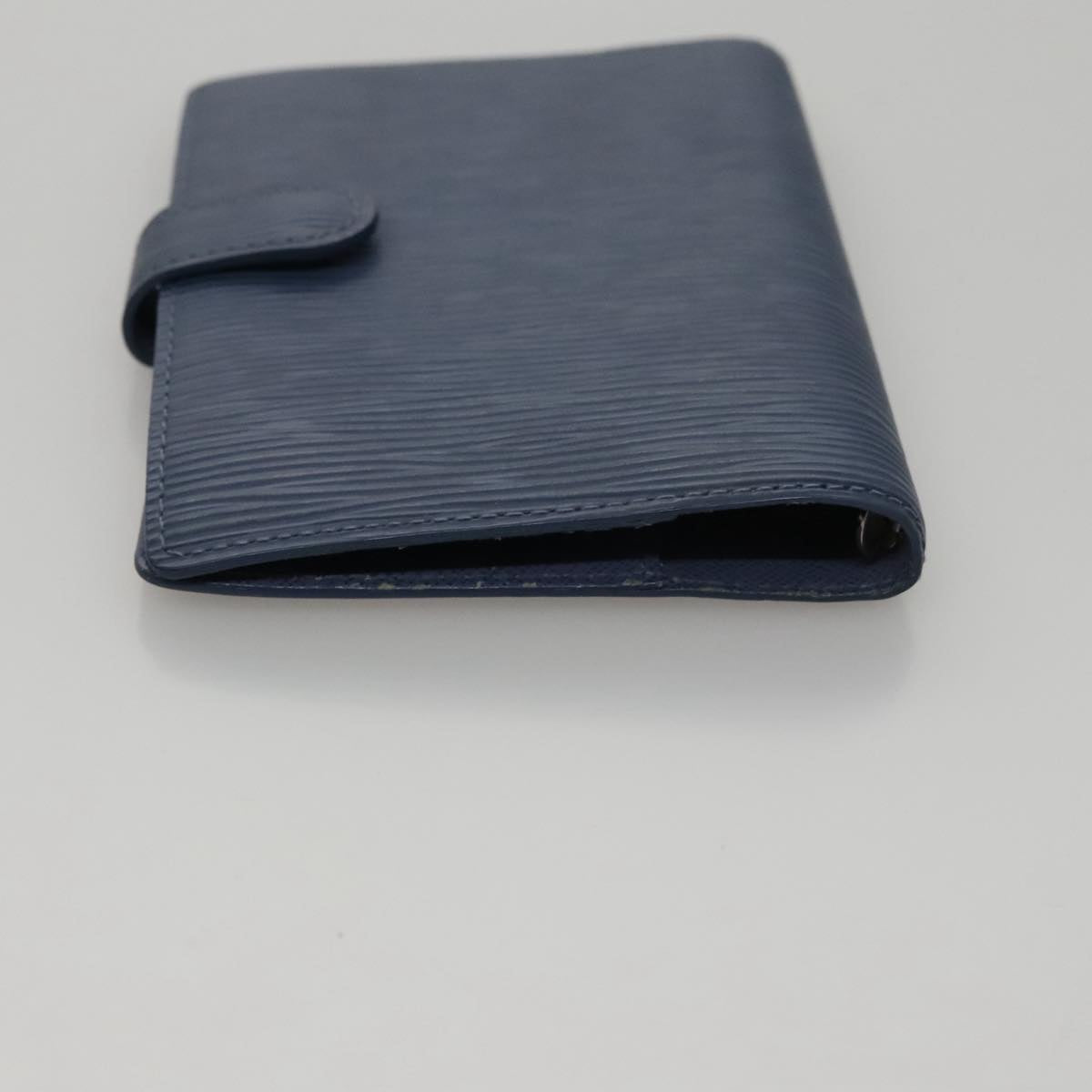 Louis Vuitton Agenda Pm Blue Leather Wallet (Pre-Owned)