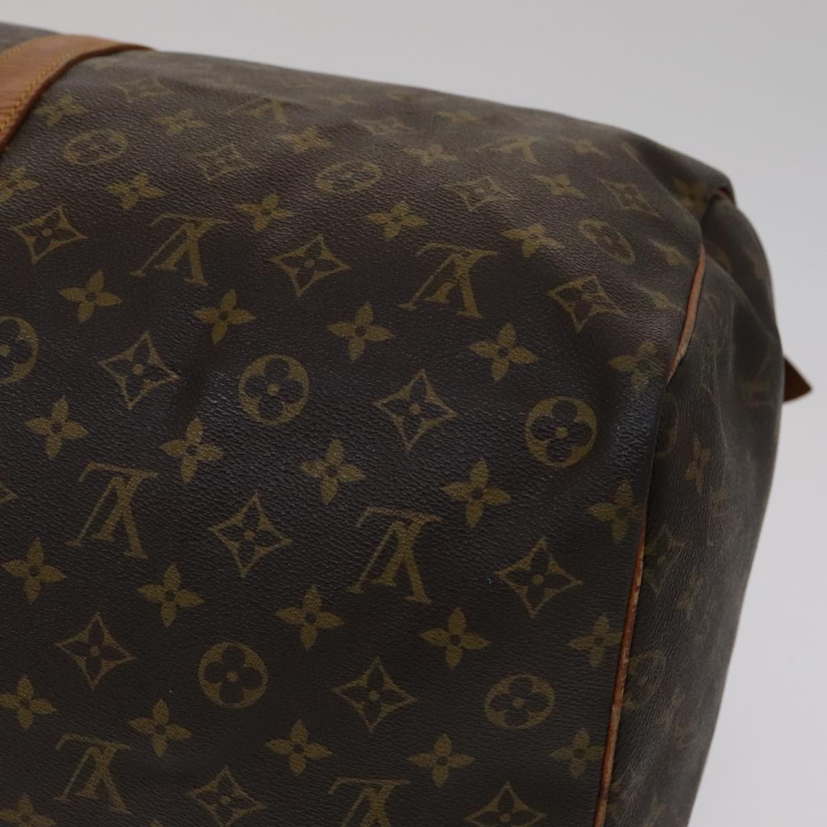 Louis Vuitton Keepall 60 Brown Canvas Travel Bag (Pre-Owned)