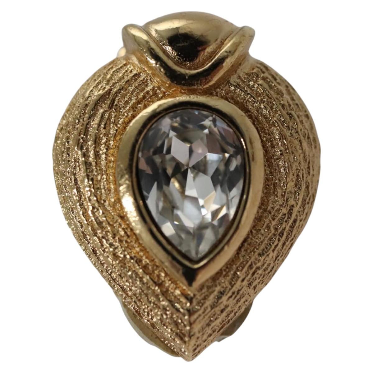 Dior -- Gold Gold Plated Earring Jewelry (Pre-Owned)