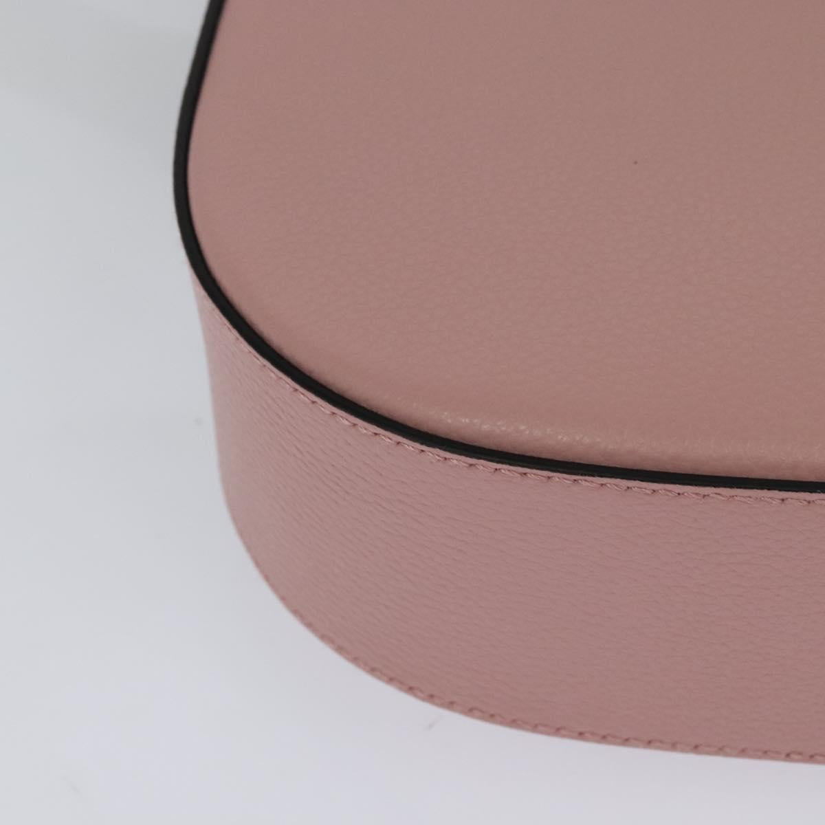 Versace Pink Leather Shoulder Bag (Pre-Owned)