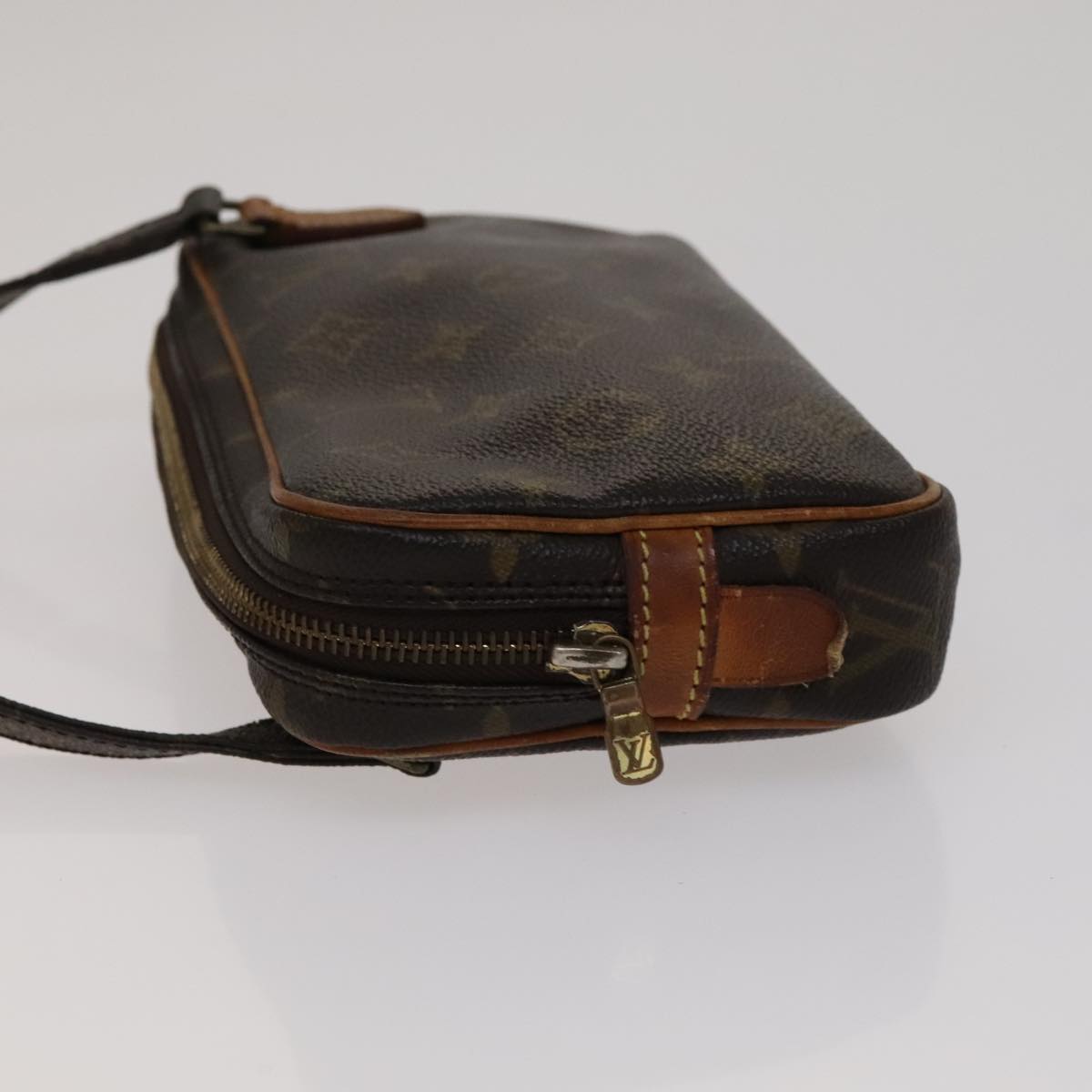 Louis Vuitton Marly Brown Canvas Shoulder Bag (Pre-Owned)