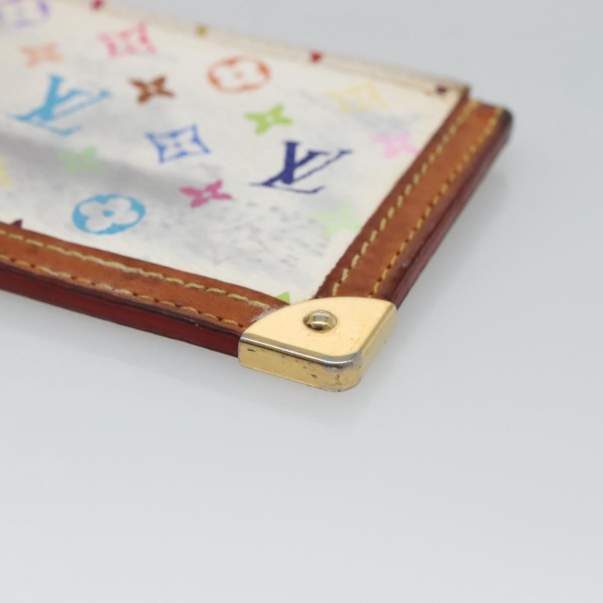 Louis Vuitton Pochette Clés White Canvas Wallet (Pre-Owned)