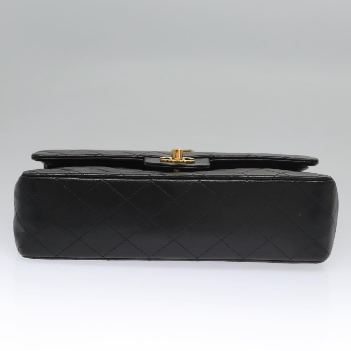 Chanel Timeless Black Leather Shoulder Bag (Pre-Owned)