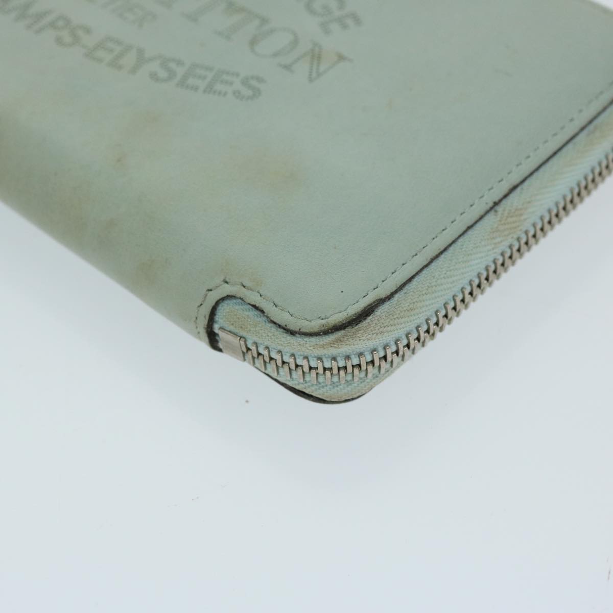 Louis Vuitton Jena Blue Leather Wallet (Pre-Owned)