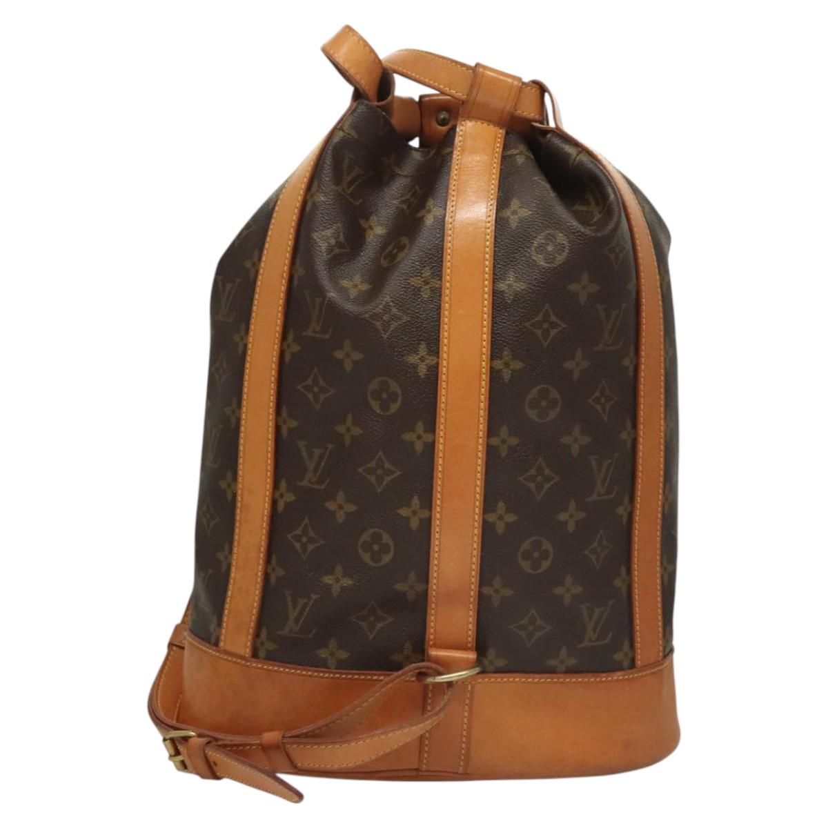 Louis Vuitton Randonnée Brown Canvas Shoulder Bag (Pre-Owned)