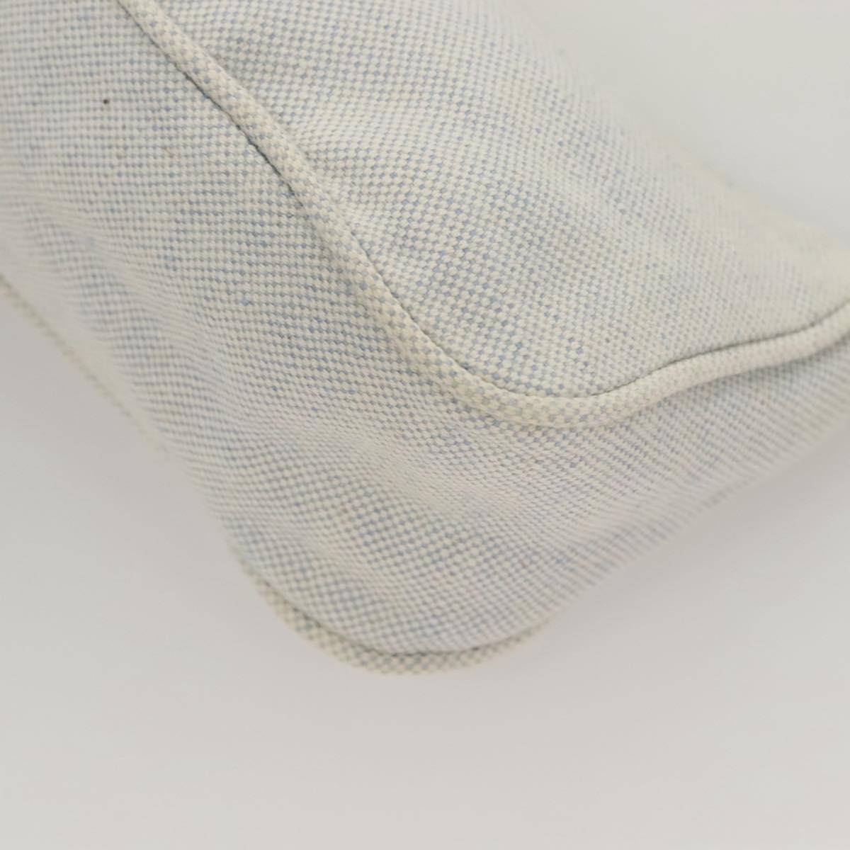 Prada Sports Blue Canvas Clutch Bag (Pre-Owned)