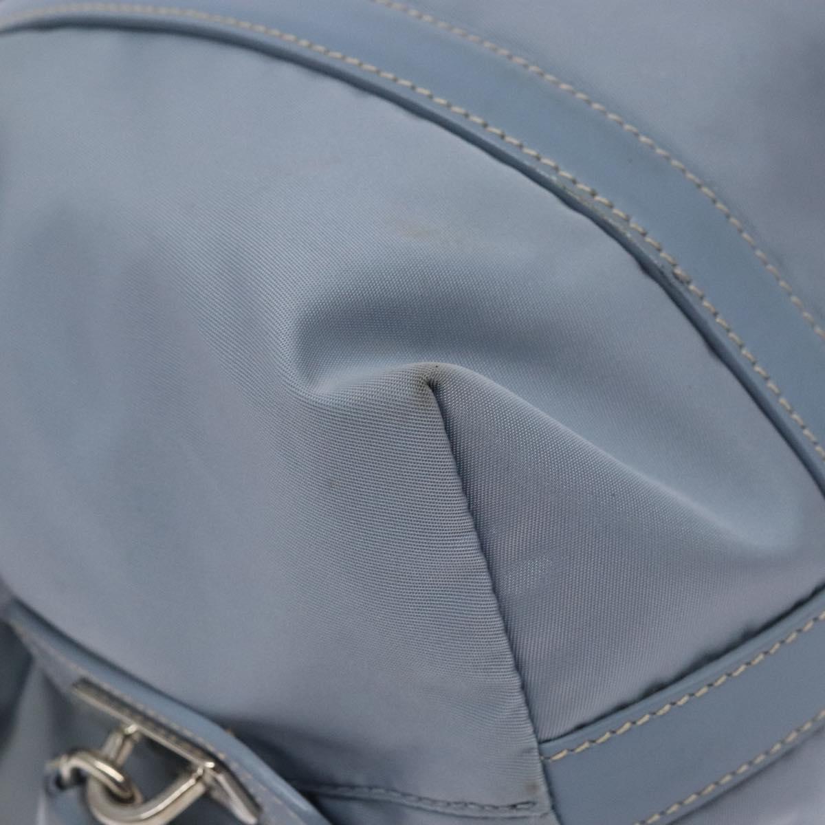 Prada Tessuto Blue Nylon Tote Bag (Pre-Owned)