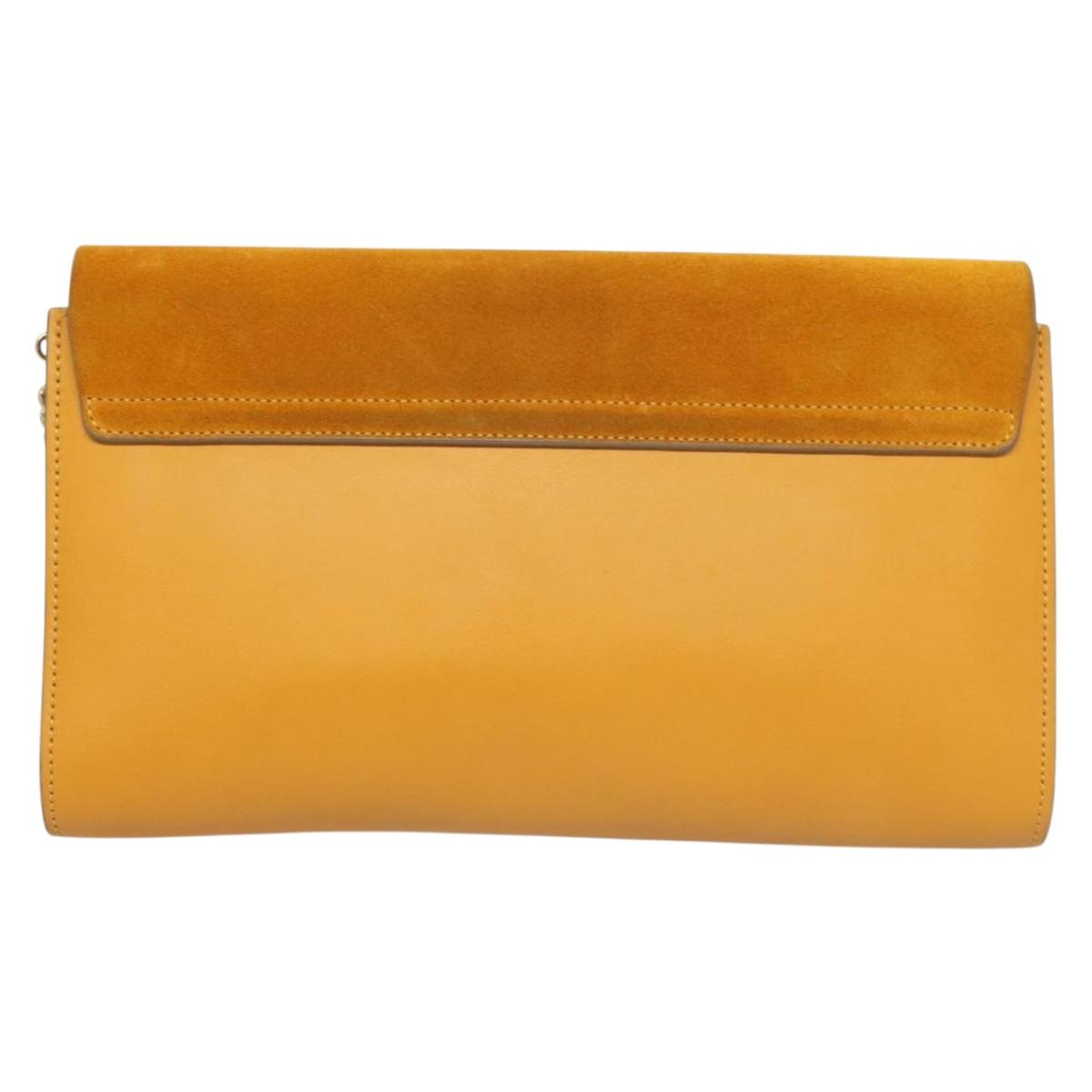 Chloé Faye Multicolour Suede Clutch Bag (Pre-Owned)