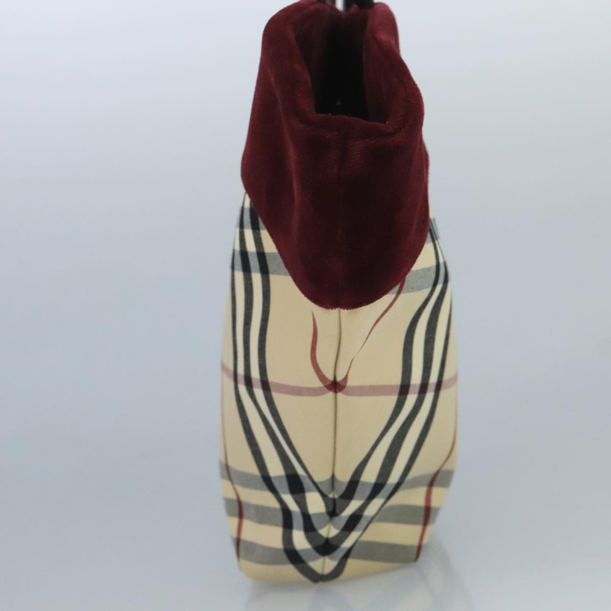 Burberry Nova Check Beige Canvas Tote Bag (Pre-Owned)