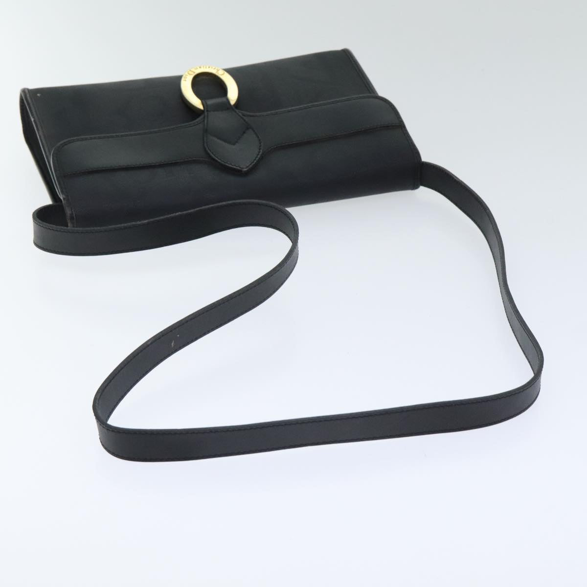Dior Trotter Black Canvas Shoulder Bag (Pre-Owned)