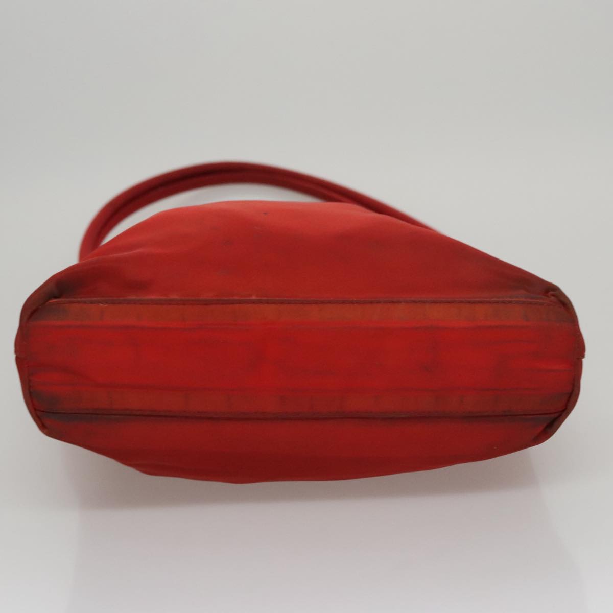 Prada Tessuto Red Synthetic Shoulder Bag (Pre-Owned)