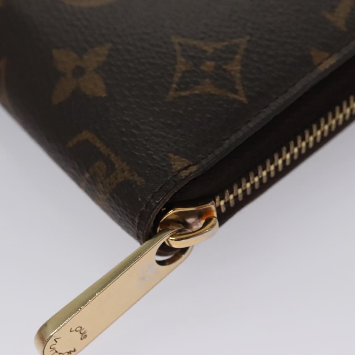 Louis Vuitton Zippy Wallet Brown Canvas Wallet (Pre-Owned)