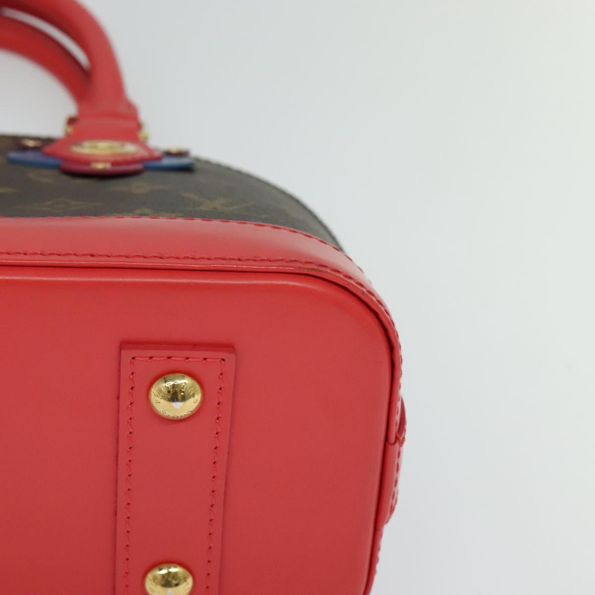 Louis Vuitton Alma Bb Red Canvas Handbag (Pre-Owned)