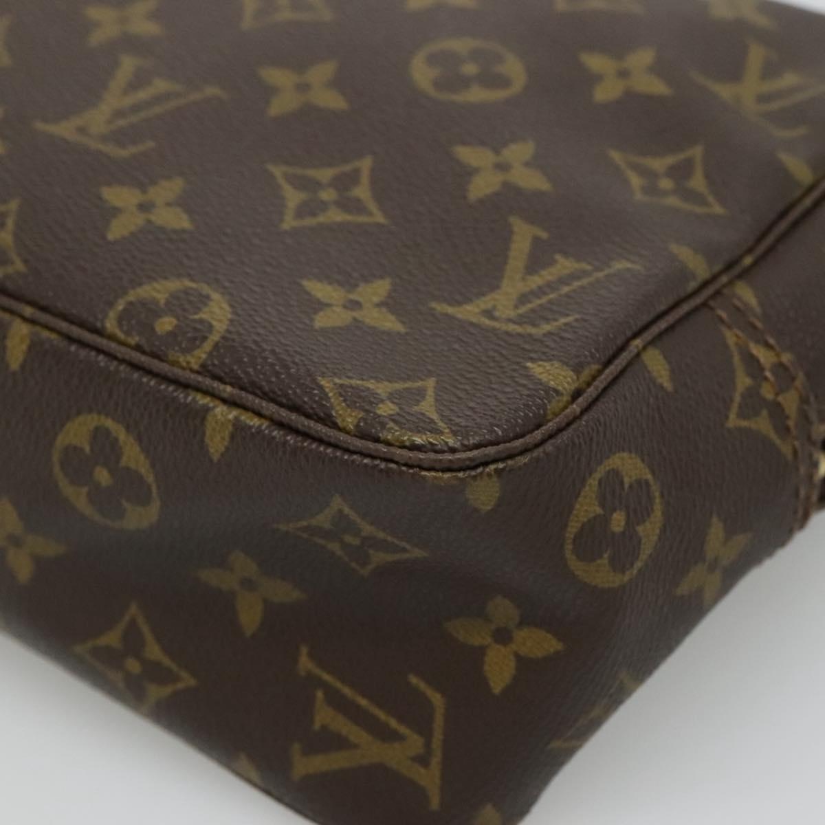 Louis Vuitton Trousse Toilette 28 Brown Canvas Clutch Bag (Pre-Owned)